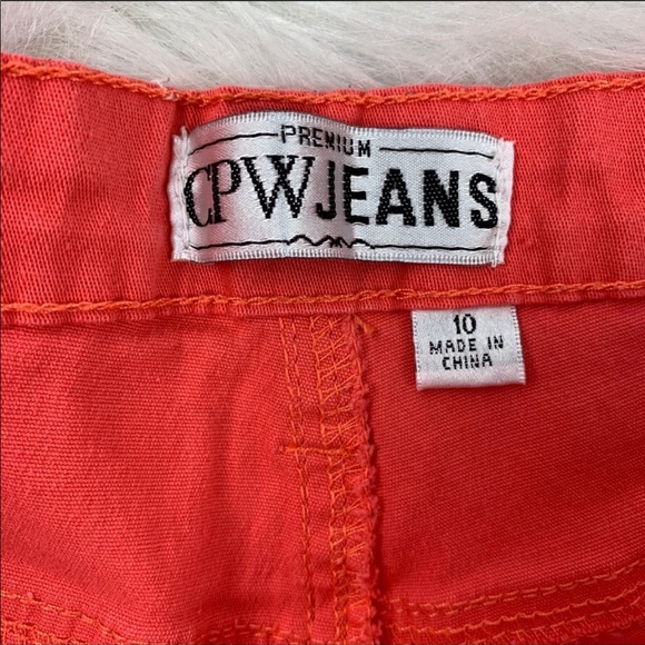 CPW PREMIUM JEANS Skinny Jeans Coral Pants Size 10 - Picture 4 of 5